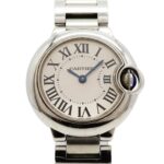 Cartier Ballon Bleu SM W69010Z4 Silver Dial Wo