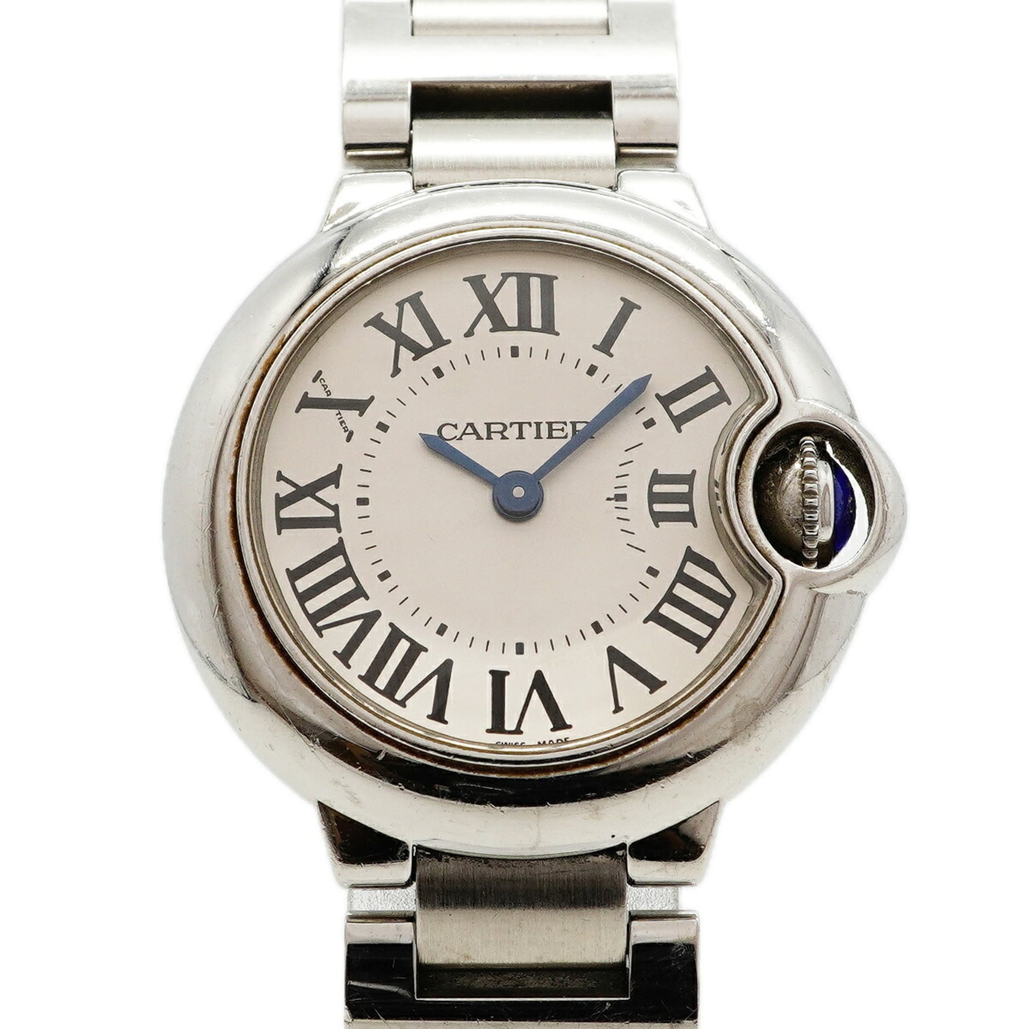 2000_00369a7b-9664-4565-9306-9a2c68f50195.jpg Cartier Ballon Bleu SM W69010Z4 Silver Dial Wo - Image 1