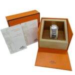 Hermes HERMES Women's Watch, Tandem Shell Quartz, Stainless Steel (SS) TA1.210, Silver, Square - Image 8