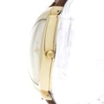 HAMILTON Ventura Gold Plated Leather Quartz Mens 6250 - Image 4