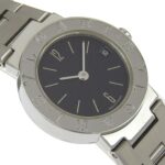 BVLGARI Bvlgari Watch BB23SS Stainless Steel Quartz Analog Display Black Dial Women's I220724028 - Image 3