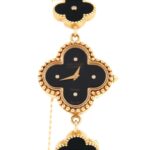 Van Cleef & Arpels Alhambra YG 4P 122974 Quartz Watch