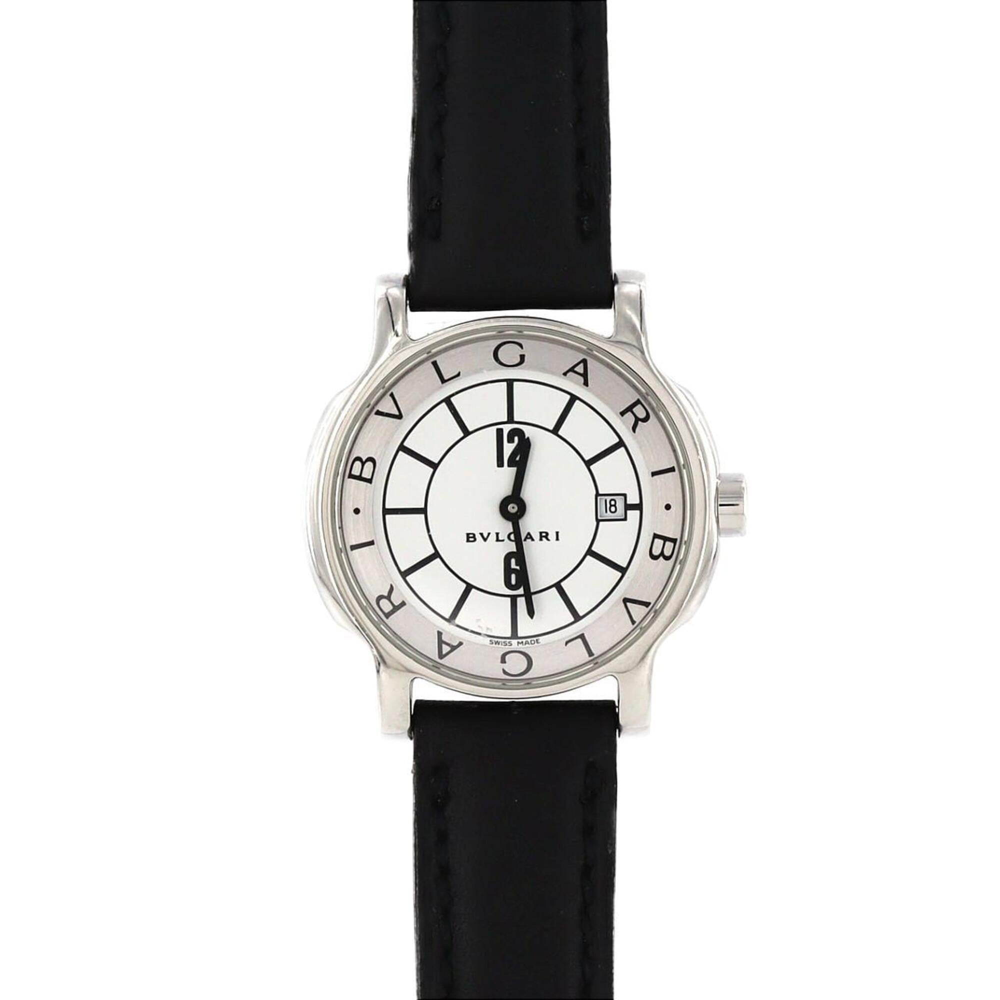 2000_021107be-3fa4-4e9e-ad95-6cd721fdf92b.jpg Bulgari Solotempo ST29S Stainless Steel Quartz Watch - Image 1