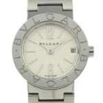 Bvlgari Watch BB23SS Stainless Steel Quartz Analog Display White Dial Women's