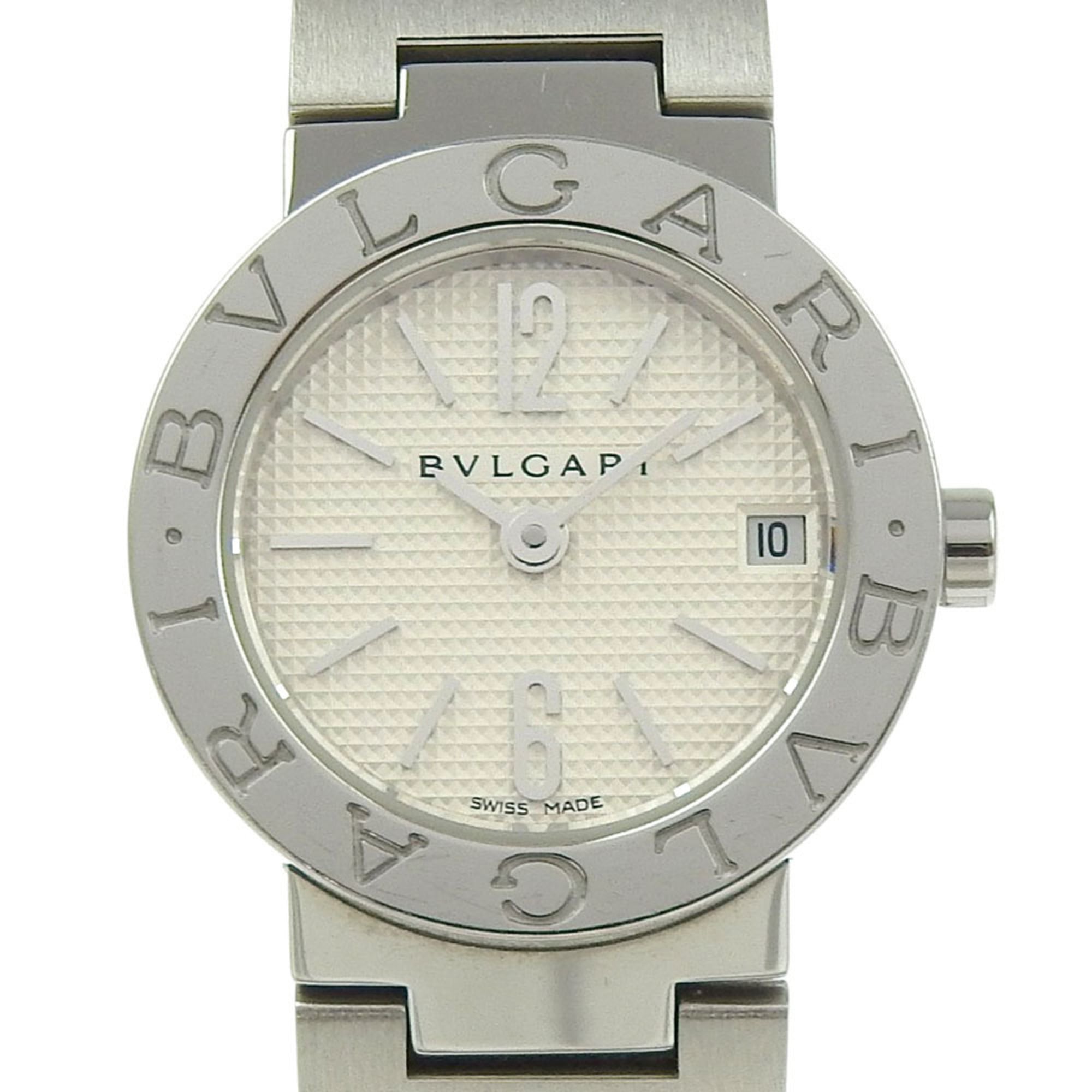 2000_0228488a-6e2f-499b-badc-4b7ece85f9cd.jpg Bvlgari Watch BB23SS Stainless Steel Quartz Analog Display White Dial Women's - Image 1