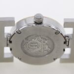 Hermes HERMES Paprika Watch PA1.220 Stainless Steel x Leather 2002 â–¡F Quartz Analog Display White Dial Ladies - Image 6
