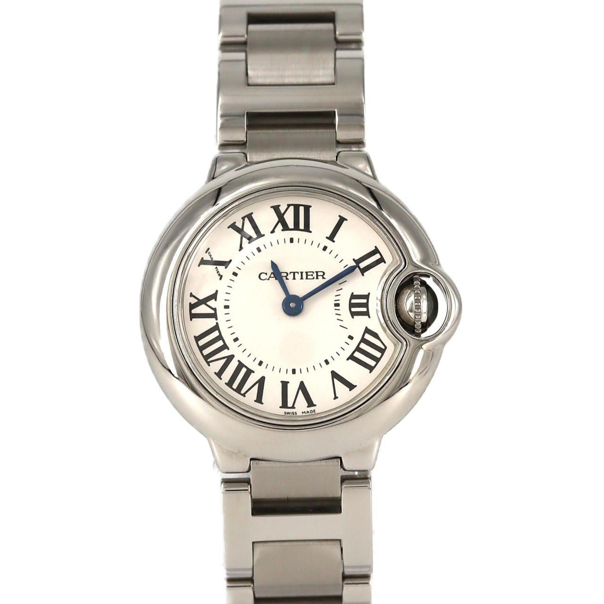 2000_02f44437-fceb-4ab9-821a-f299ce4a4d11.jpg Cartier Ballon Bleu SM W69010Z4 SS Quartz Watch - Image 1