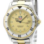 TAG HEUER 2000 Professional Gold Plated Steel Quartz Mens 974.006R