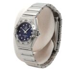 Omega Constellation Mini Cindy Crawford Limited Edition (1997 pieces) 1563 85 Ladies' 12P Diamond Navy Quartz - Image 2