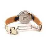 Louis Vuitton Tambour Dual Time 12P Circle D QA142 Stainless Steel Quartz Watch - Image 7