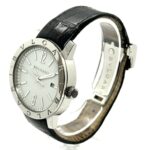 BVLGARI Bvlgari BB41WSLD Automatic Date with Stainless Steel/Leather Strap Silver - Image 3