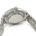 ROLEX 279166 Oyster Perpetual Datejust Automatic Ice Blue Roman Dial Diamond Wrist Pt950 Ladies Silver - Image 6