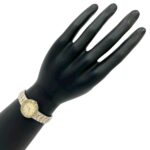 HERMES Vintage Clipper Stainless Steel Quartz Watch, Silver/Gold, 29391 - Image 2