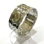 GUCCI YA112501 GG Toile Collection Wide Bangle Wo Stainless Steel Silver - Image 3