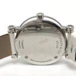 TIFFANY & Co. Z1300.11.11A20A41A White Ceramic Atlas Quartz Date with Stainless Steel and Leather Strap Silver - Image 8