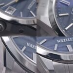CITIZEN The Citizen AQ4100-65L Men's Titanium Solar Watch with Indigo-Dyed Washi Dial (40289) - Image 8