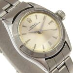 Rolex ROLEX Oyster Perpetual Watch Thunderbird Bezel 6623 Stainless Steel 1965 Automatic Silver Dial perpetual Ladies - Image 3