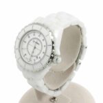 Chanel J12 33mm H2054 Ginza Boutique Limited Edition Wo 11P Pink Sapphire White Ceramic Quartz - Image 2