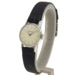 International Watch Company (IWC) women's watch, stainless steel, hand-wound, analog display, silver dial. - Image 2