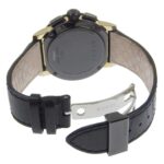 Gucci G Chrono 101.2 Stainless Steel and Embossed Leather Quartz Chronograph Watch, Black Dial, Men's - Image 4