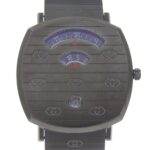Gucci Grip Watch, 157.3 Stainless Steel, Black Quartz Movement, Analog Display, Dial, Men's