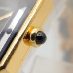 Chanel CHANEL PremiÃ¨re S Gold Plated (GP) Leather Strap Wo Black H0001 - Image 6