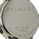 BVLGARI Watch BB23SS Quartz Black Dial Stainless Steel Women's - Image 5