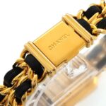 Chanel Premiere Large Size H0001 Wo Black Gold Quartz - Image 6