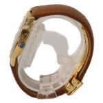 Cartier W1006922 925 Must de Ronde LM Vermeil Small Seconds Trinity Watch Gold Ivory Dial Ladies - Image 2