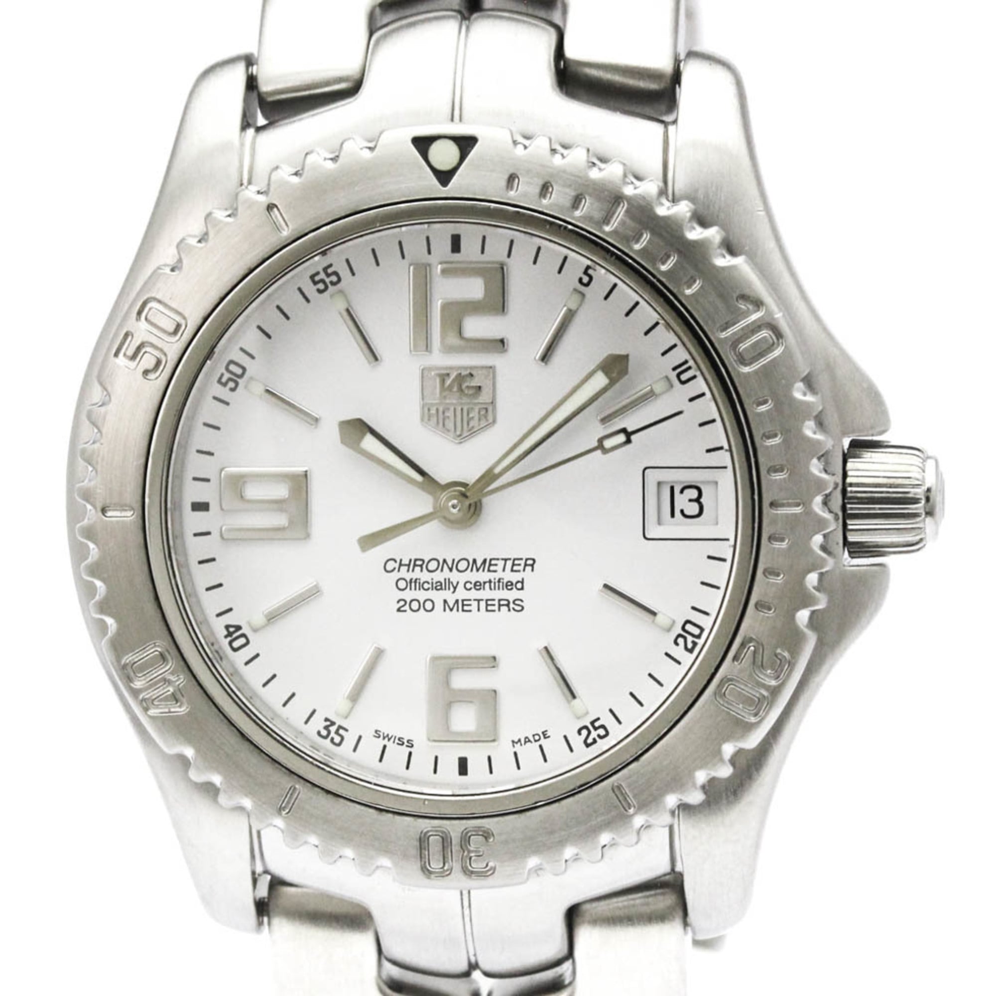 2000_0d753947-f126-4ecf-8c17-08ec3d51fbc1.jpg TAG HEUER Link Date Steel Automatic Mens Watch WT5211 - Image 1