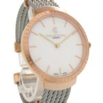 Unused Charriol Saint-Tropez Stainless Steel White Shell with Dial and Pink Gold Quartz Wristwatch 0595 CHARRIOL - Image 2