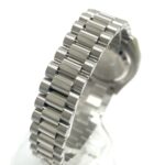 ROLEX 279166 Oyster Perpetual Datejust Automatic Ice Blue Roman Dial Diamond Wrist Pt950 Ladies Silver - Image 3