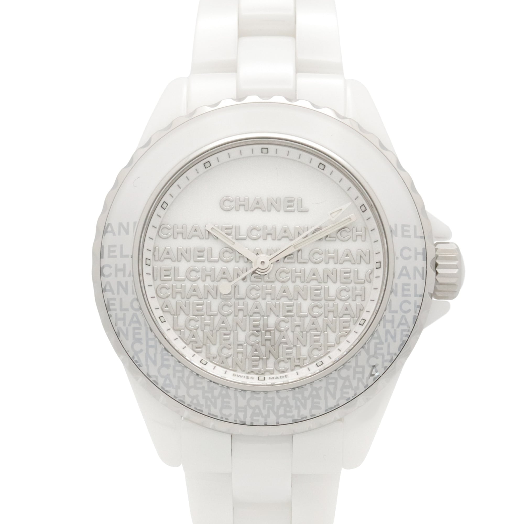 2000_0ef55b2c-75f5-473d-954f-71bbe3168ead.jpg Chanel J12 Wanted de Watch, Ceramic, Ladies, White, H7419 - Image 1