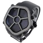 JACOB & CO 5 Time Zone Ghost Watch GMT JC-GST-WHD Stainless Steel x Rubber Black Quartz Digital Display Dial Men's - Image 2