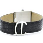 CARTIER Tank Solo LM Steel Leather Quartz Mens W5200003 - Image 5