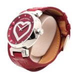 Louis Vuitton Tambour Heart Pomme d'Amour Q1314 Women's Watch 12P Diamond Red Quartz - Image 2