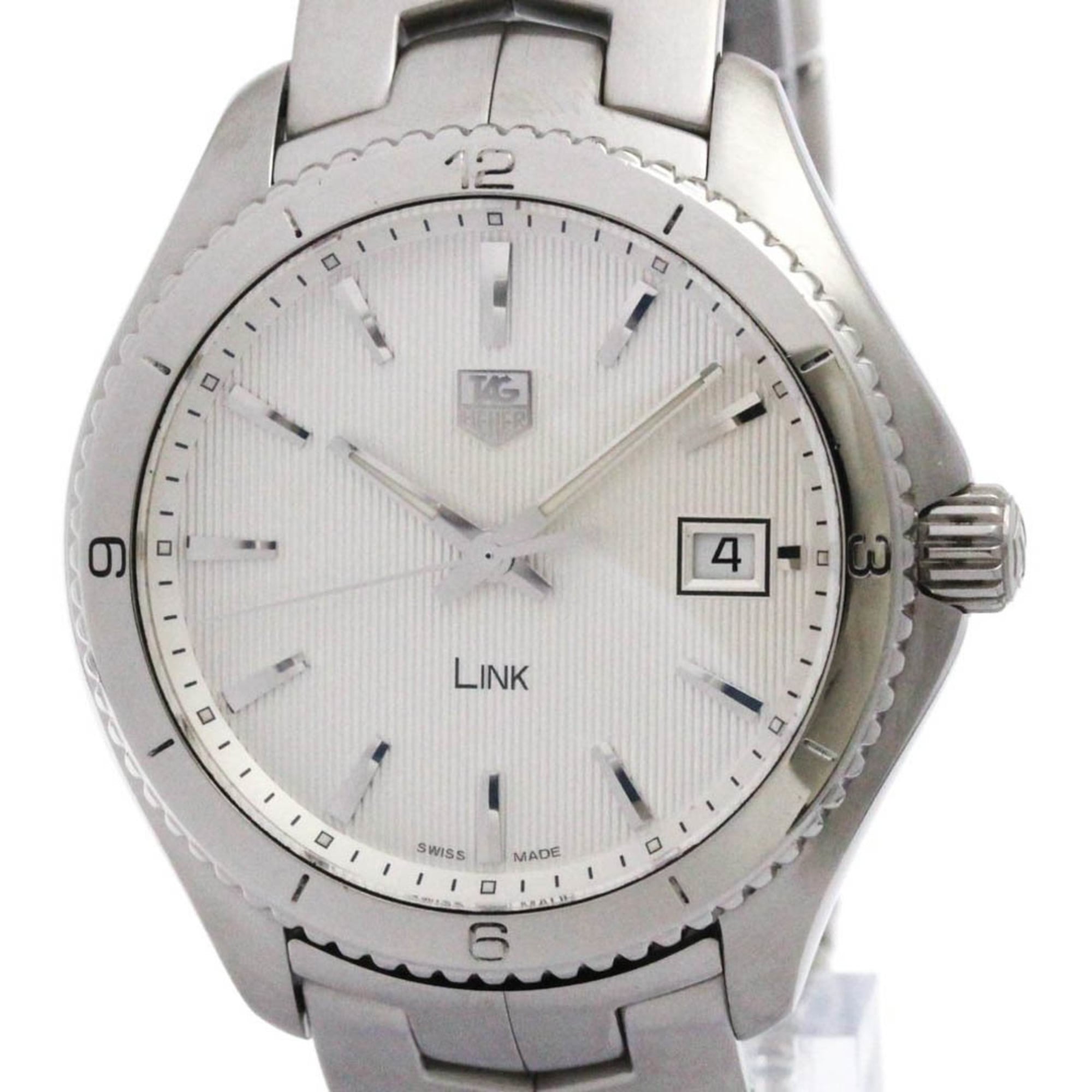 2000_124dcd68-5ea9-4e75-bc53-1103229ae97e.jpg TAG HEUER Link Stainless Steel Quartz Mens Watch WAT1111 - Image 1