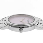 Hermes Clipper Oval Nacre CO1.230 12P Diamond Bezel Pink Shell Quartz - Image 5