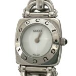 GUCCI Horsebit Chain Stainless Steel Quartz Wrist Silver 37972 - Image 4