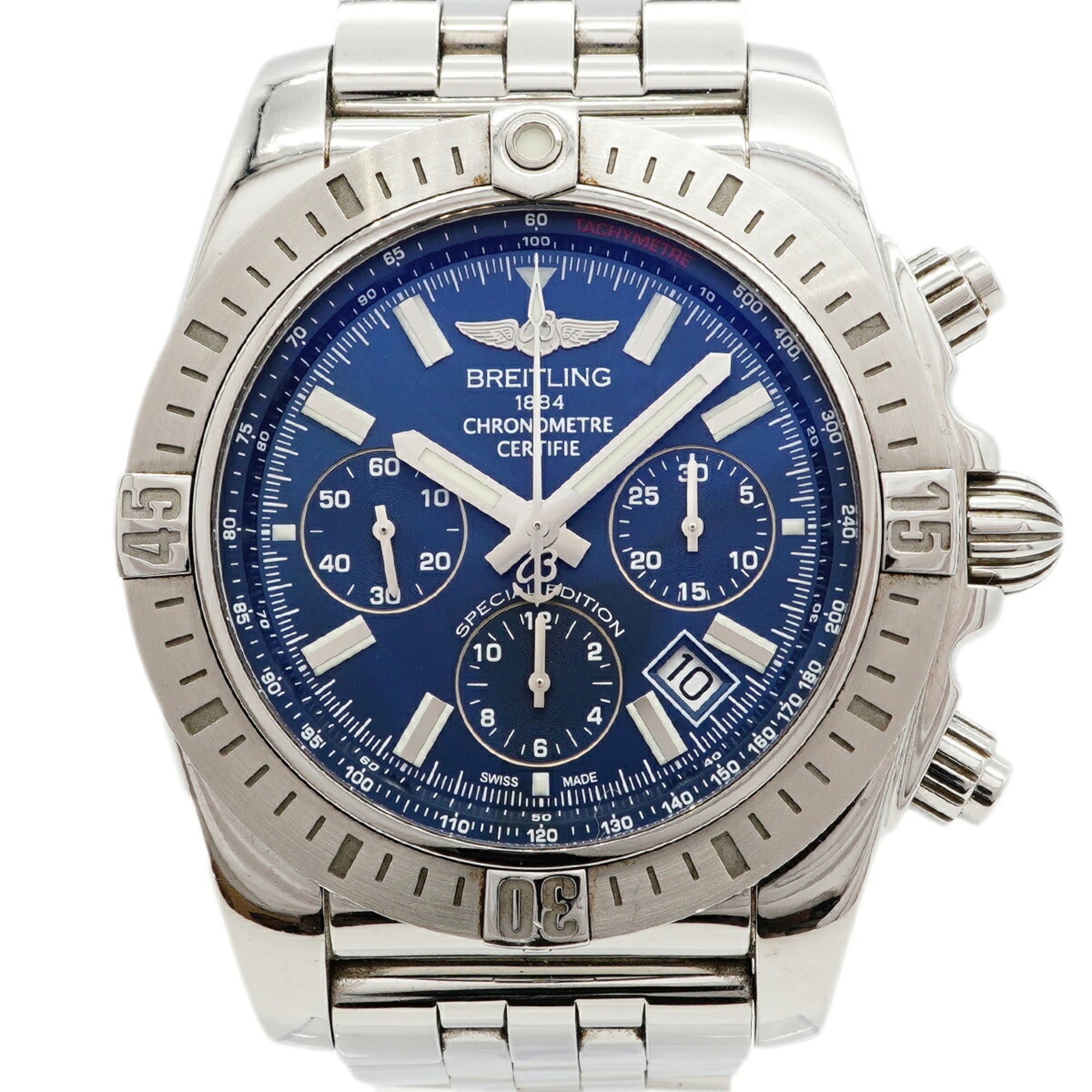 2000_13b290a2-12c3-41a8-9d68-60d432a3bb9d.jpg Breitling Chronomat 44 AB0115 Blue Dial - Image 1