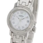 Hermes CL4.210 Clipper Nacle Watch Stainless Steel SS Ladies HERMES - Image 3