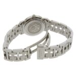 Hermes Clipper Date CL4 210, light blue dial, stainless steel, quartz movement, approximately 24mm, women's watch. - Image 3