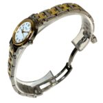 Hermes Clipper Two-Tone Watch, Total Weight 43.6g, Stainless Steel, Quartz Movement, White Dial, CL4.220 - Image 2