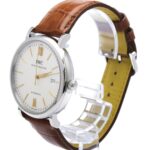 IWC Portofino Steel Leather Automatic Mens Watch IW356517 - Image 2