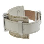 Christian Dior Maris Watch D78-109 Stainless Steel x Shimmer Leather Quartz Analog Display Silver Dial Women's - Image 4