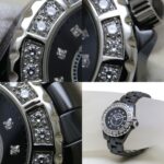 CHANEL J12 Bezel Diamond H2427 Black Ceramic x Stainless Steel Ladies 39763 Watch - Image 6