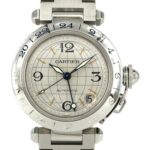 Cartier Pasha C GMT W31029M7 Stainless Steel Automatic