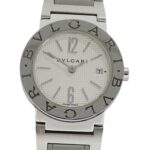 Bulgari Bulgari Women's Watch, Brand: Date Quartz QZ Stainless Steel SS BB26SS Silver White - Image 2