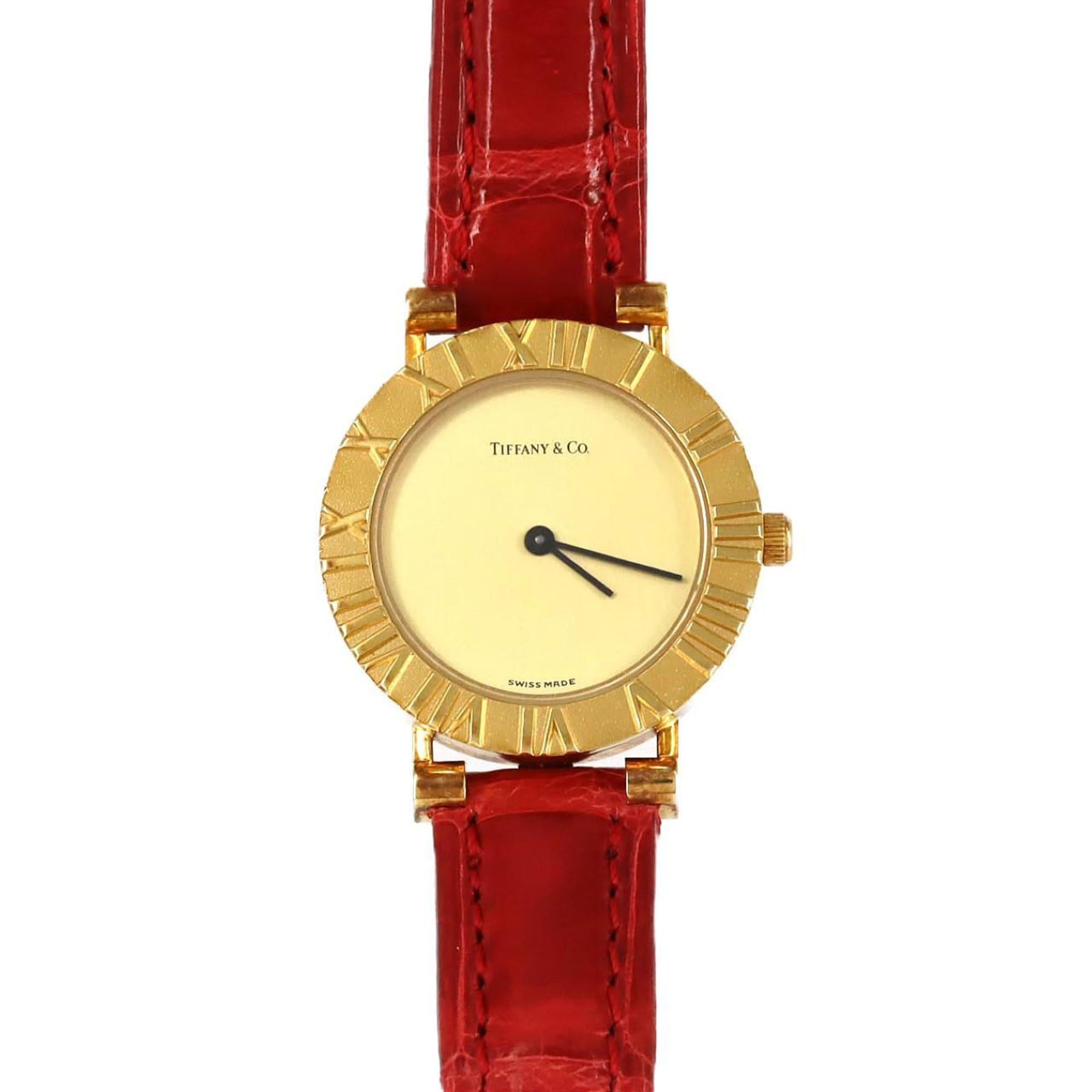 2000_1803db02-ec38-409d-b8d1-9ed67a246e95.jpg Tiffany Atlas YG D286753 Quartz Watch - Image 1