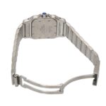 Cartier Santos Galbee SM W20024D6 Wo Ivory Quartz - Image 4